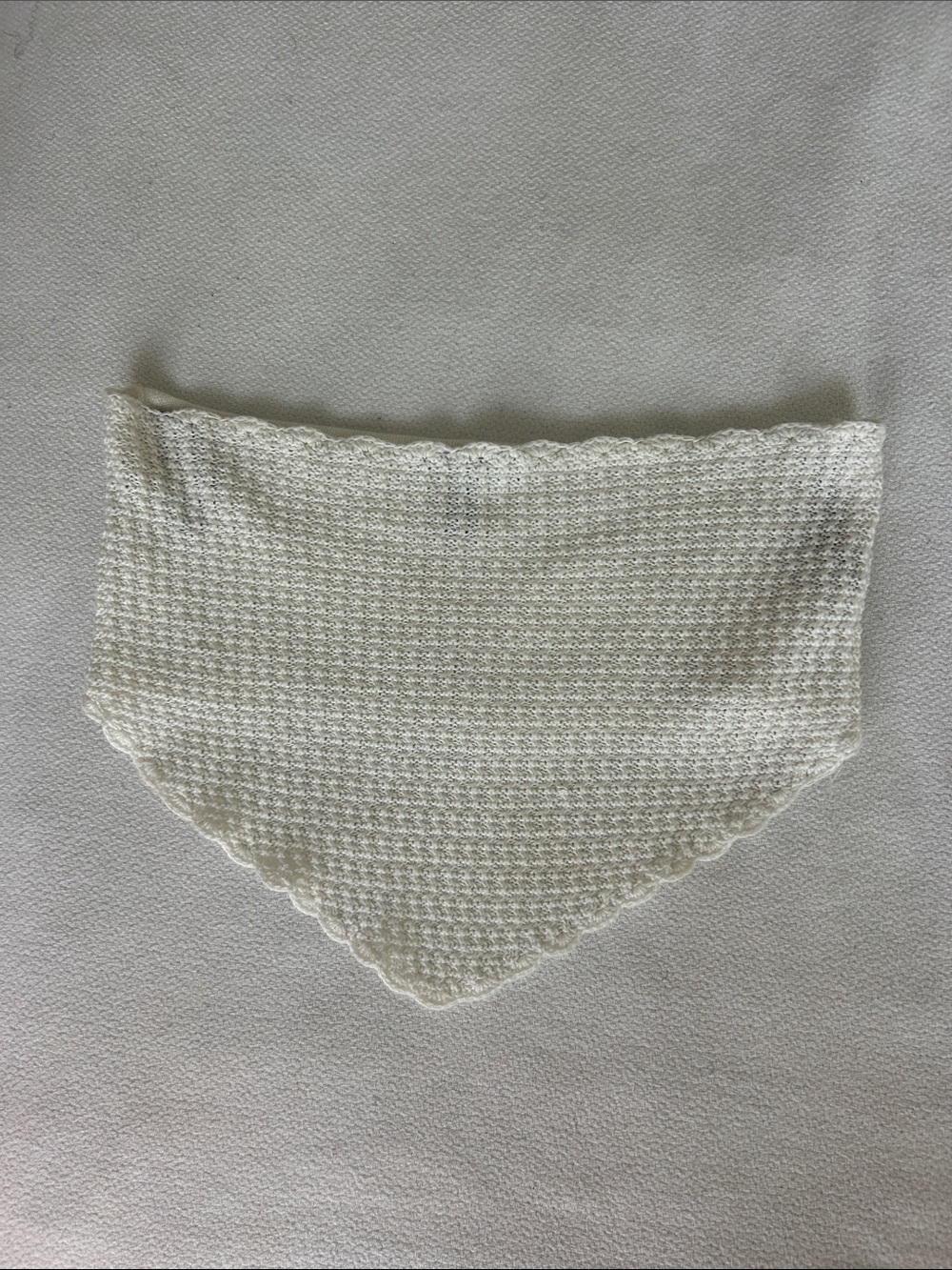 Forever 21 Cream Knit Bandana Crop Top